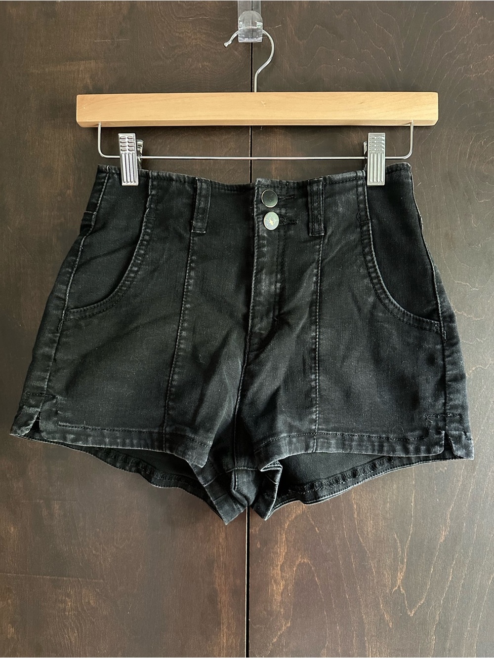 Forever 21 Black High Waist Women’s Denim Shorts
